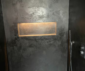 stucco shower